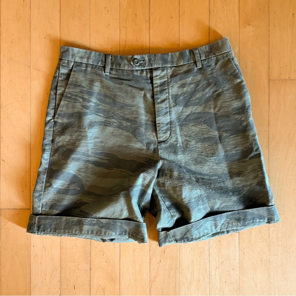 All Saints Camo Shorts